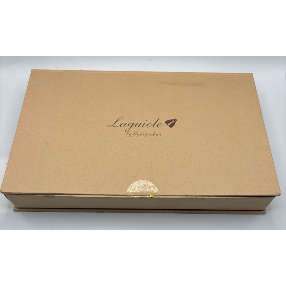Laguiole by Flyingcolors Classic Style & Wooden Handle Steak Knives Bee Design